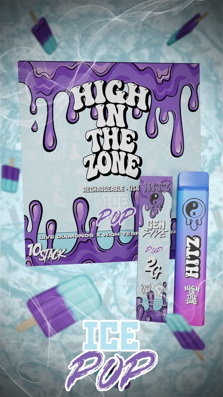 Cool down with the Hitz Ice Pop Disposable. Pre-charged, portable, and hassle-free—enjoy icy, sweet flavor in every puff. Hitz Ice Pop Disposable