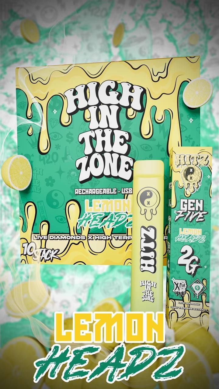 Hitz Lemon Headz Disposable Hitz Lemon Headz Disposable