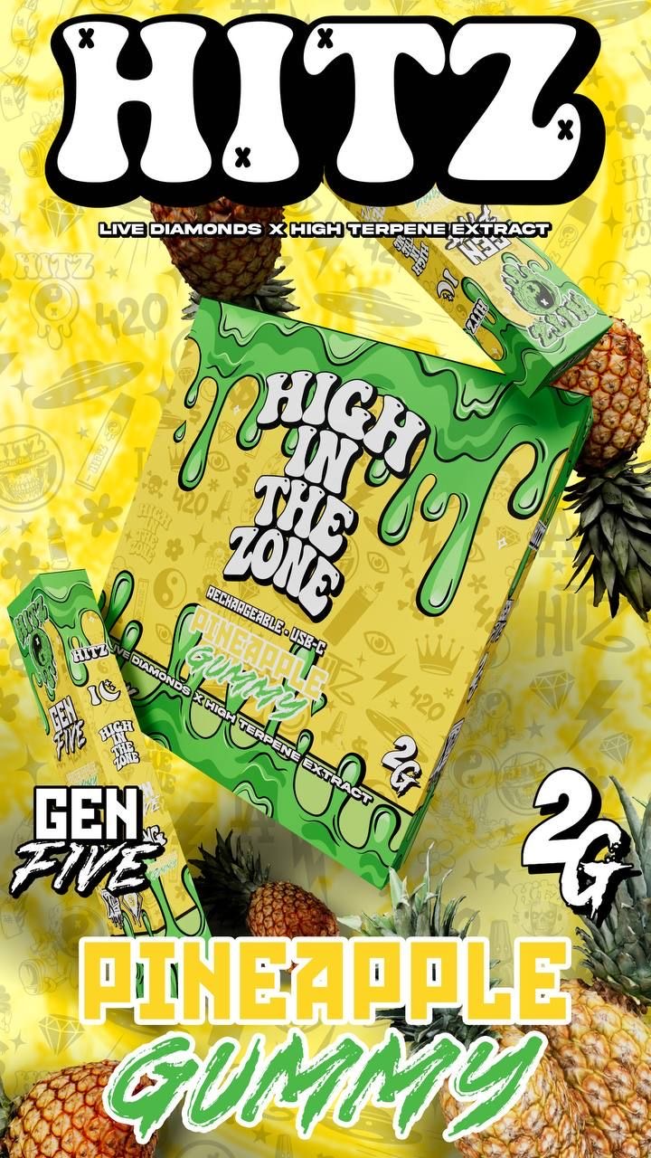 Hitz Pineapple Gummy Disposable Hitz Pineapple Gummy Disposable